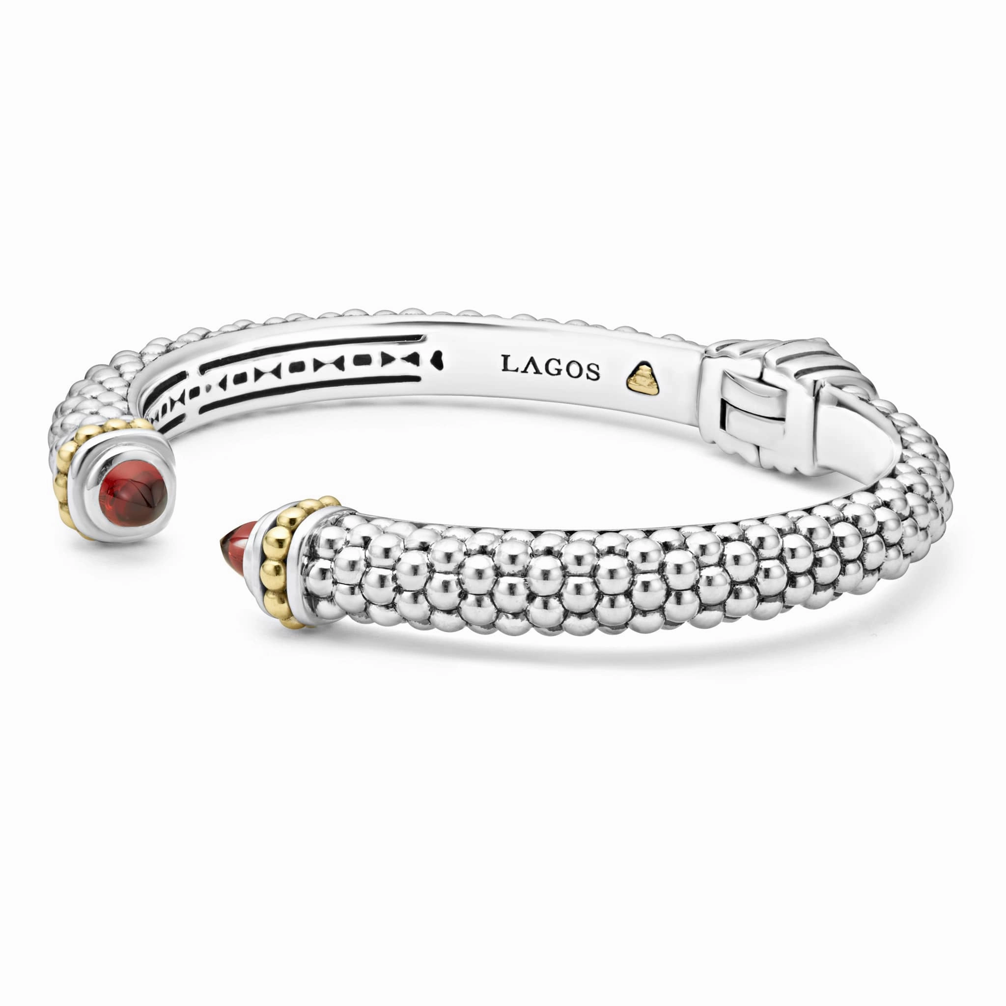 Rittenhouse Garnet Cuff Bracelet | 8mm