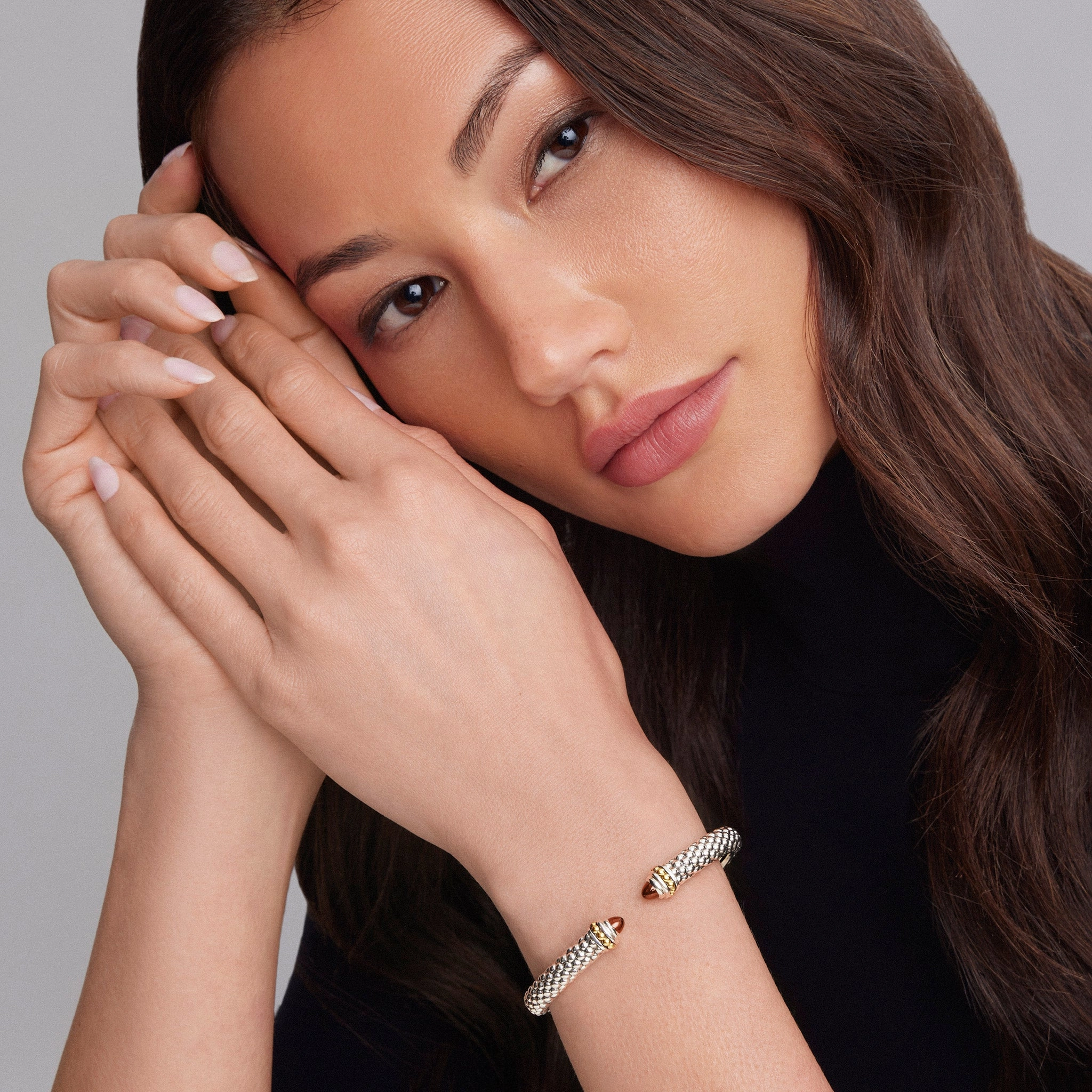 Rittenhouse Garnet Cuff Bracelet | 8mm