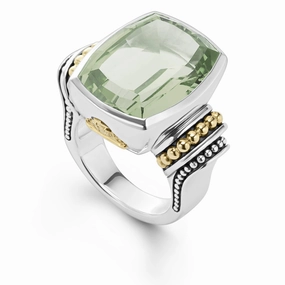 Rittenhouse Large Prasiolite Statement Ring