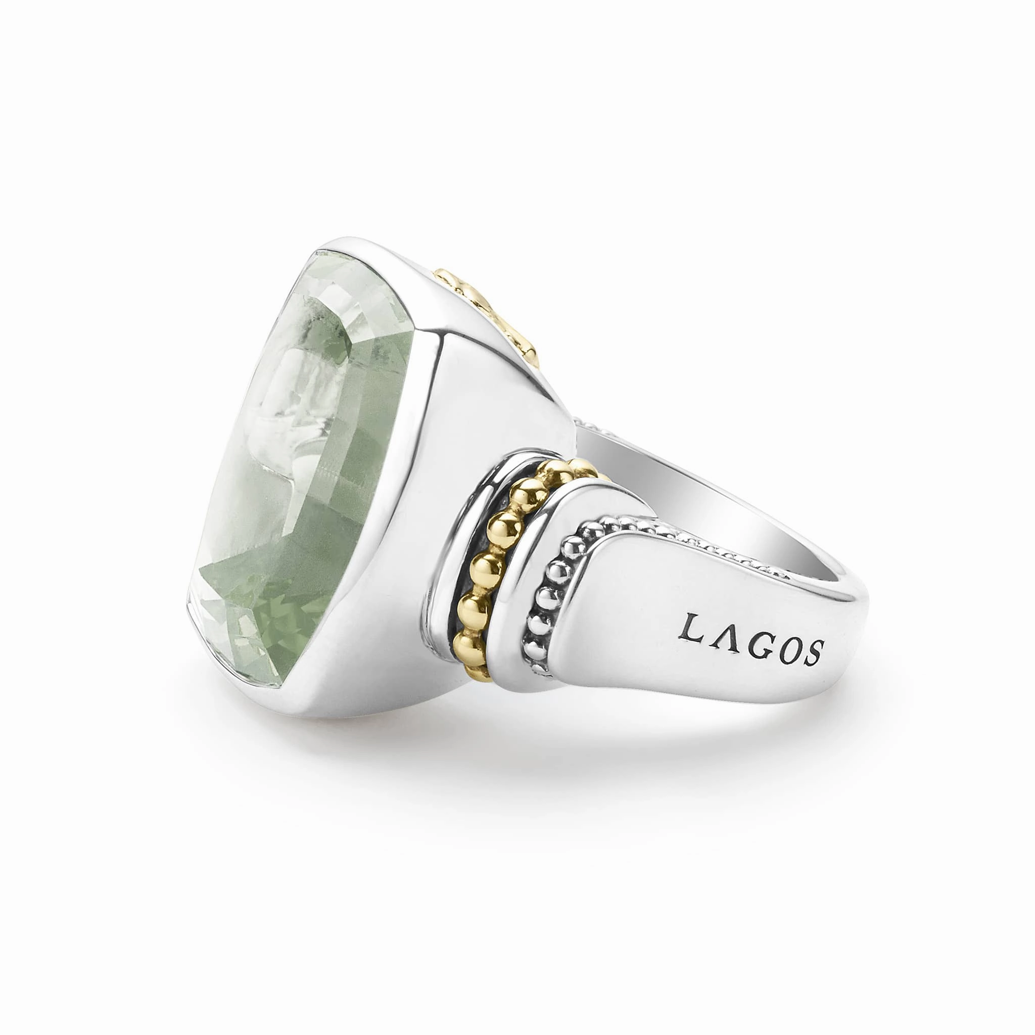Rittenhouse Large Prasiolite Statement Ring