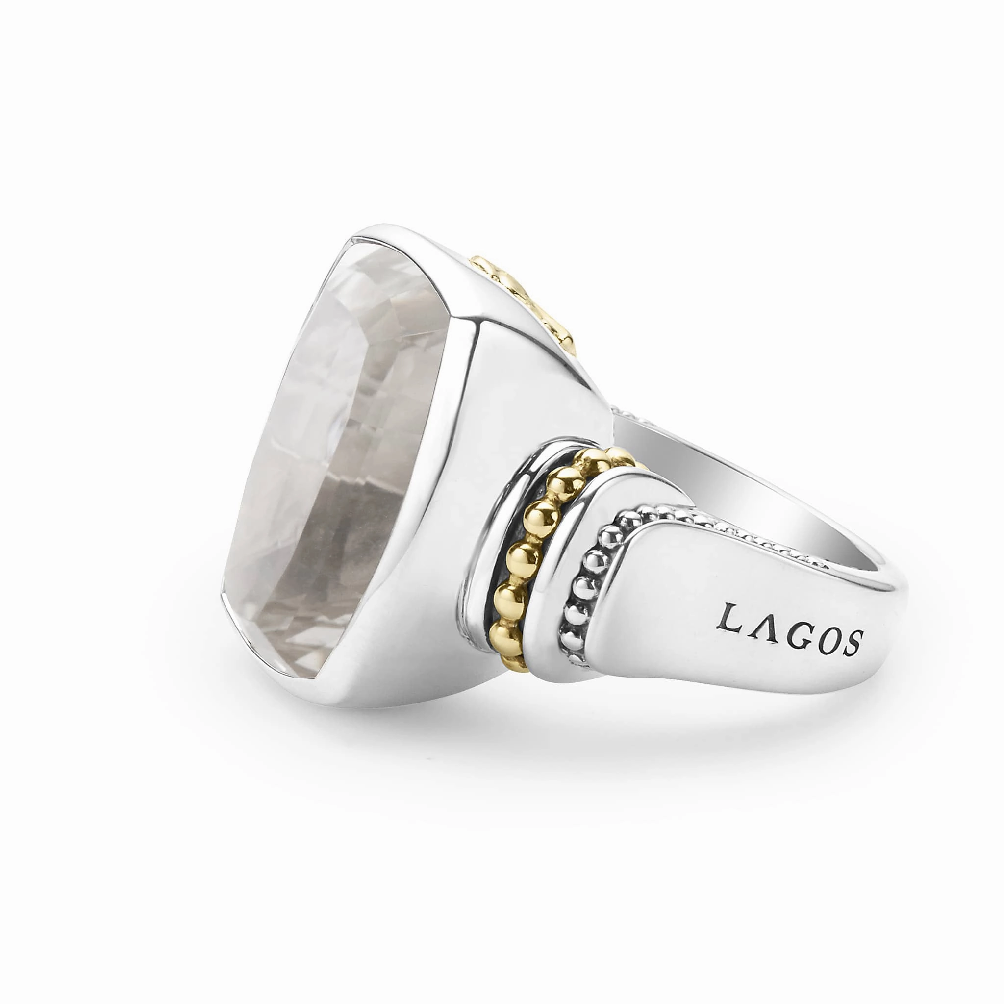 Rittenhouse Large White Topaz Statment Ring