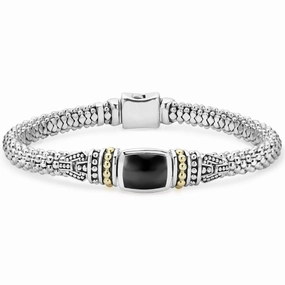 Rittenhouse Onyx Caviar Bracelet | 6mm