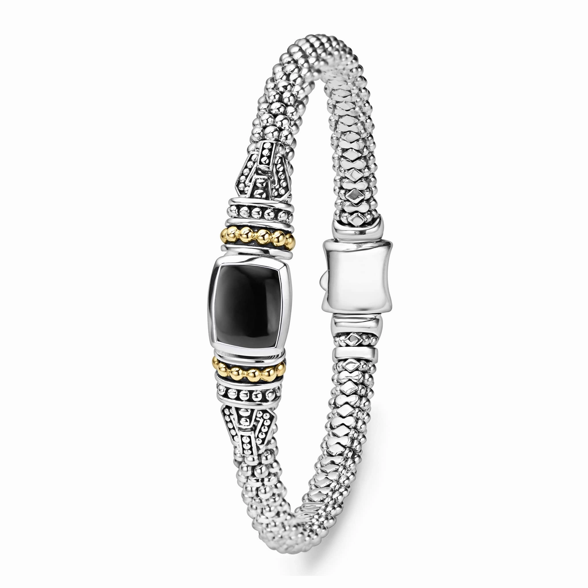 Rittenhouse Onyx Caviar Bracelet | 6mm