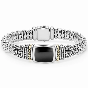 Rittenhouse Onyx Caviar Bracelet | 9mm