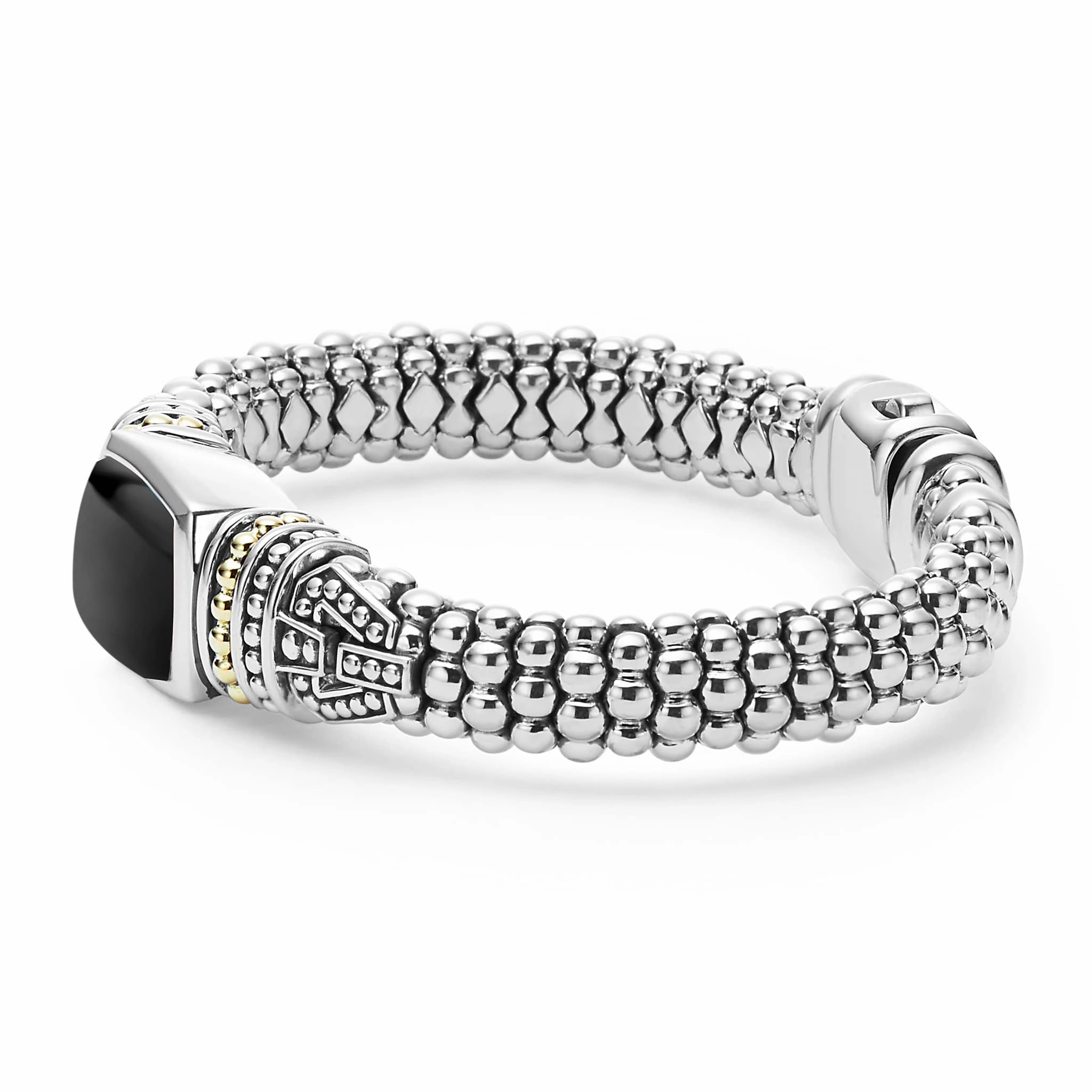 Rittenhouse Onyx Caviar Bracelet | 9mm