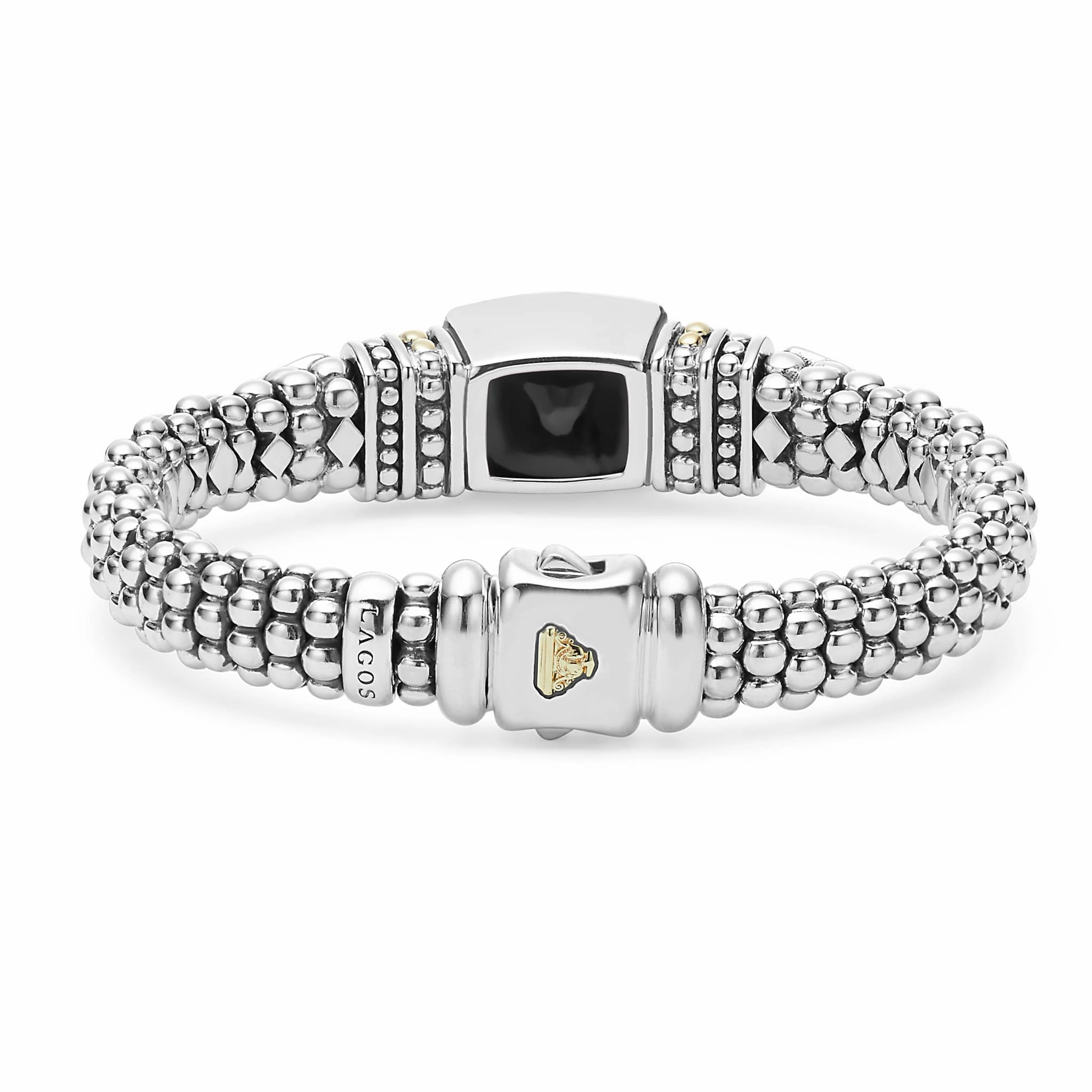 Rittenhouse Onyx Caviar Bracelet | 9mm