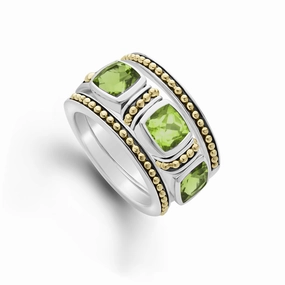 Rittenhouse Peridot Stacking Rings