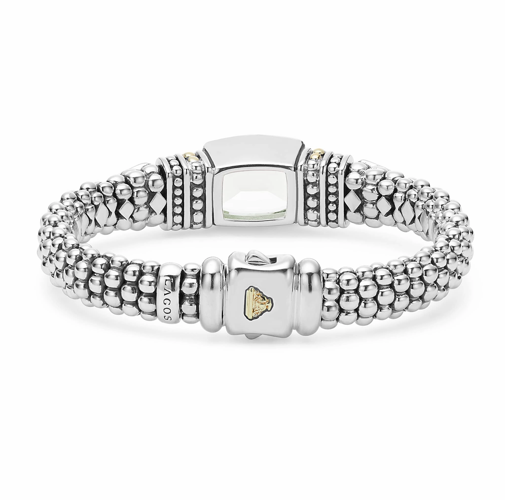Rittenhouse Prasiolite Caviar Bracelet | 9mm