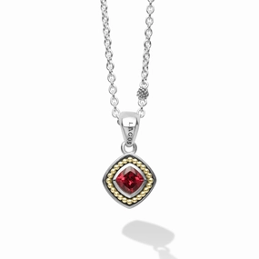 Rittenhouse Rhodolite Garnet Pendant Necklace