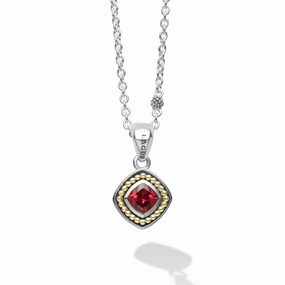 Rittenhouse Rhodolite Garnet Pendant Necklace