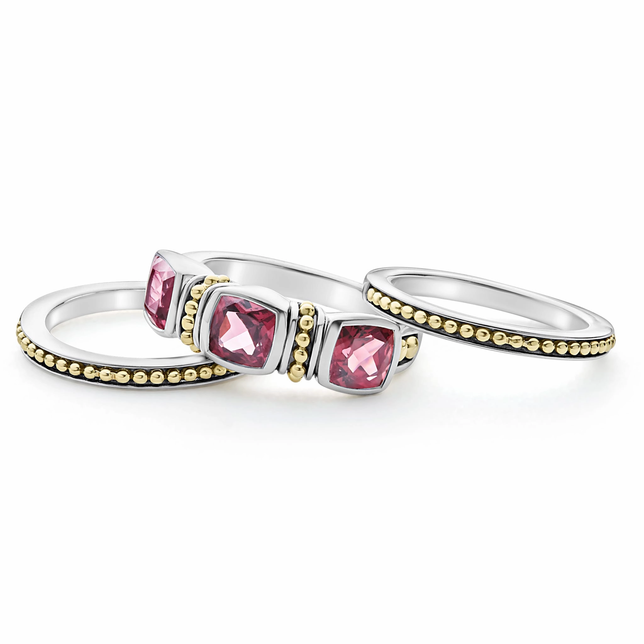 Rittenhouse Rhodolite Garnet Stacking Rings