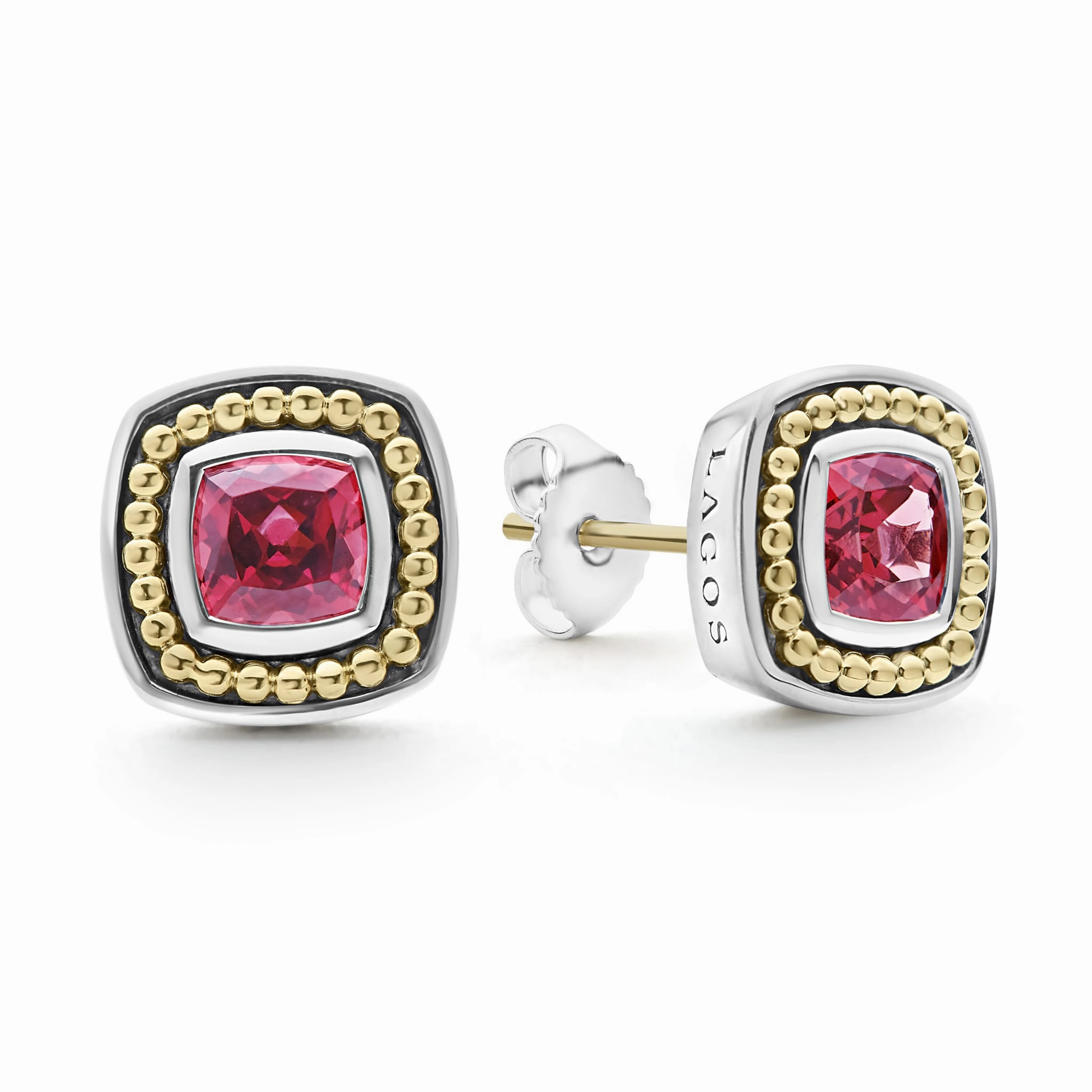 Rittenhouse Rhodolite Garnet Stud Earrings