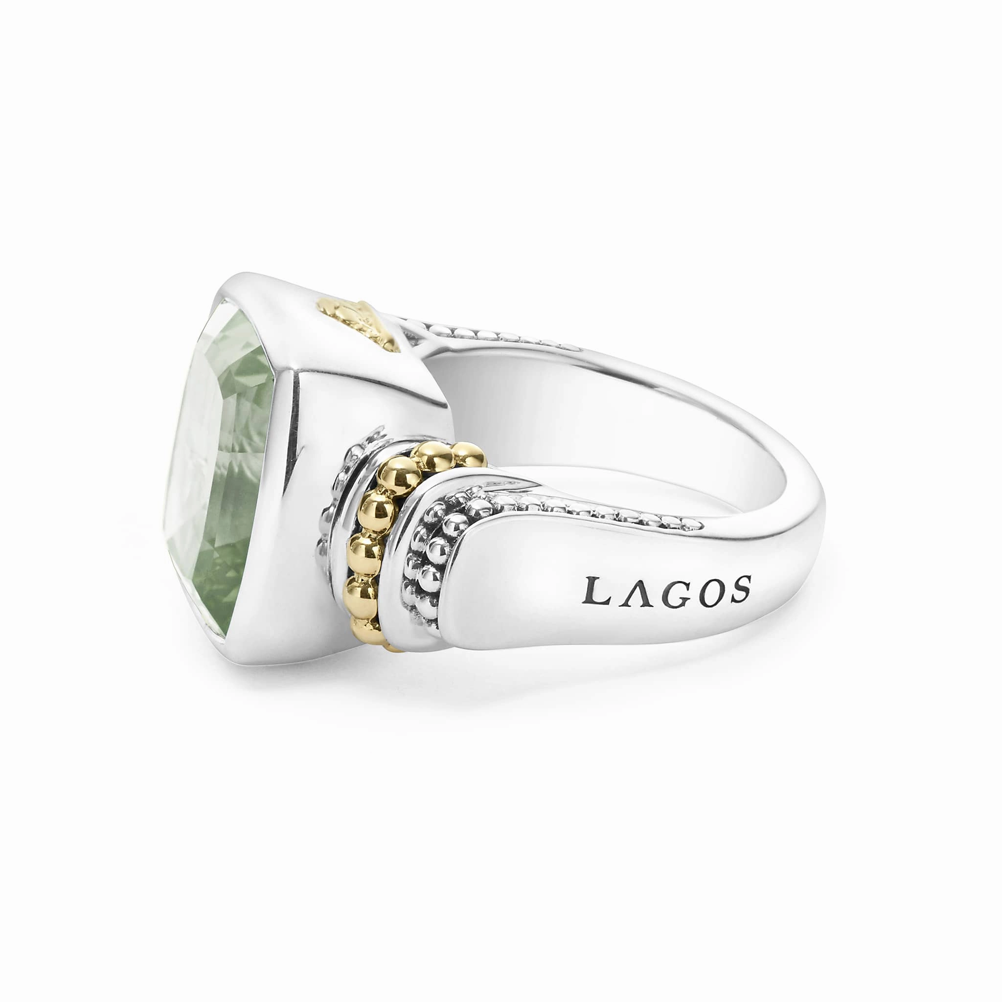 Rittenhouse Small Prasiolite Statement Ring