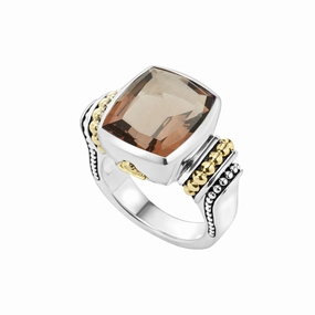 Rittenhouse Small Smokey Quartz Statement Ring
