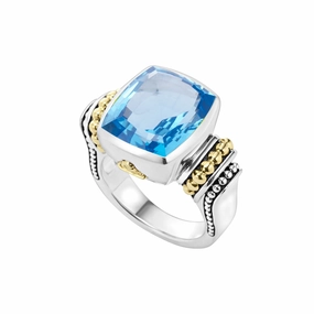 Rittenhouse Small Swiss Blue Topaz Statement Ring