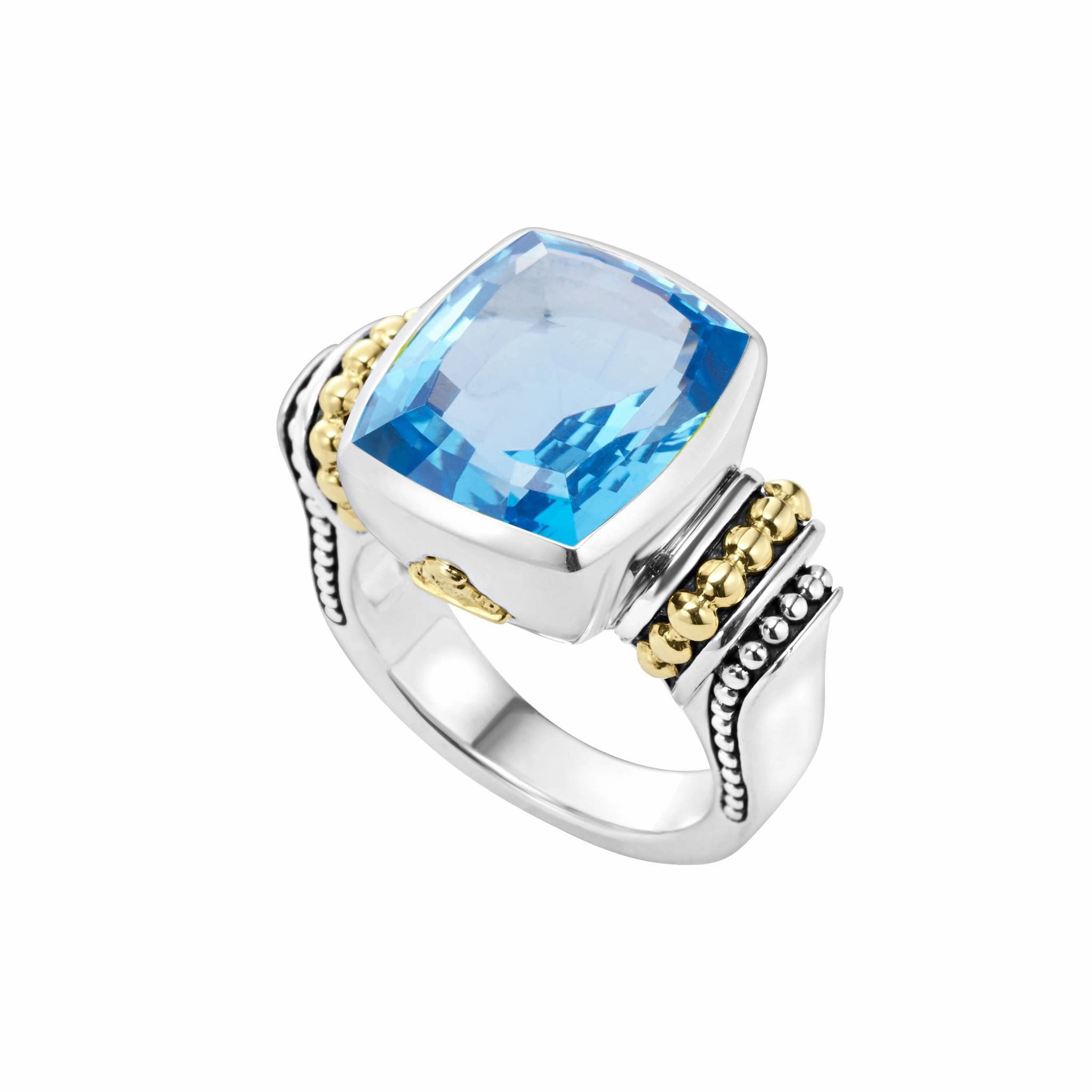 Rittenhouse Small Swiss Blue Topaz Statement Ring
