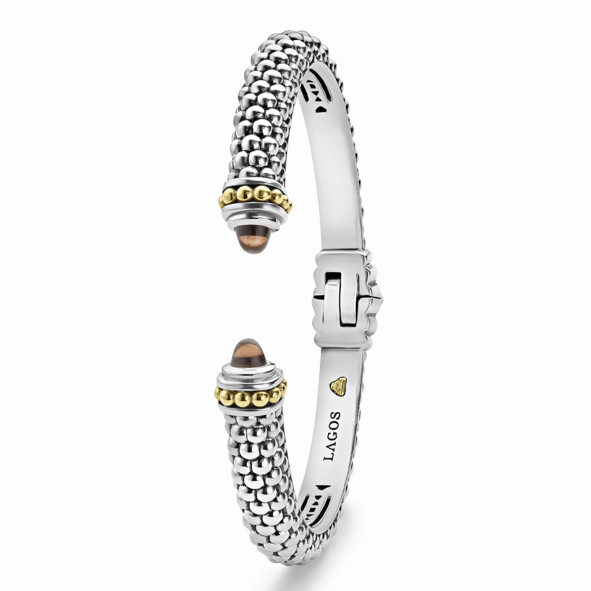 Rittenhouse Smokey Quartz Gemstone Cuff Bracelet