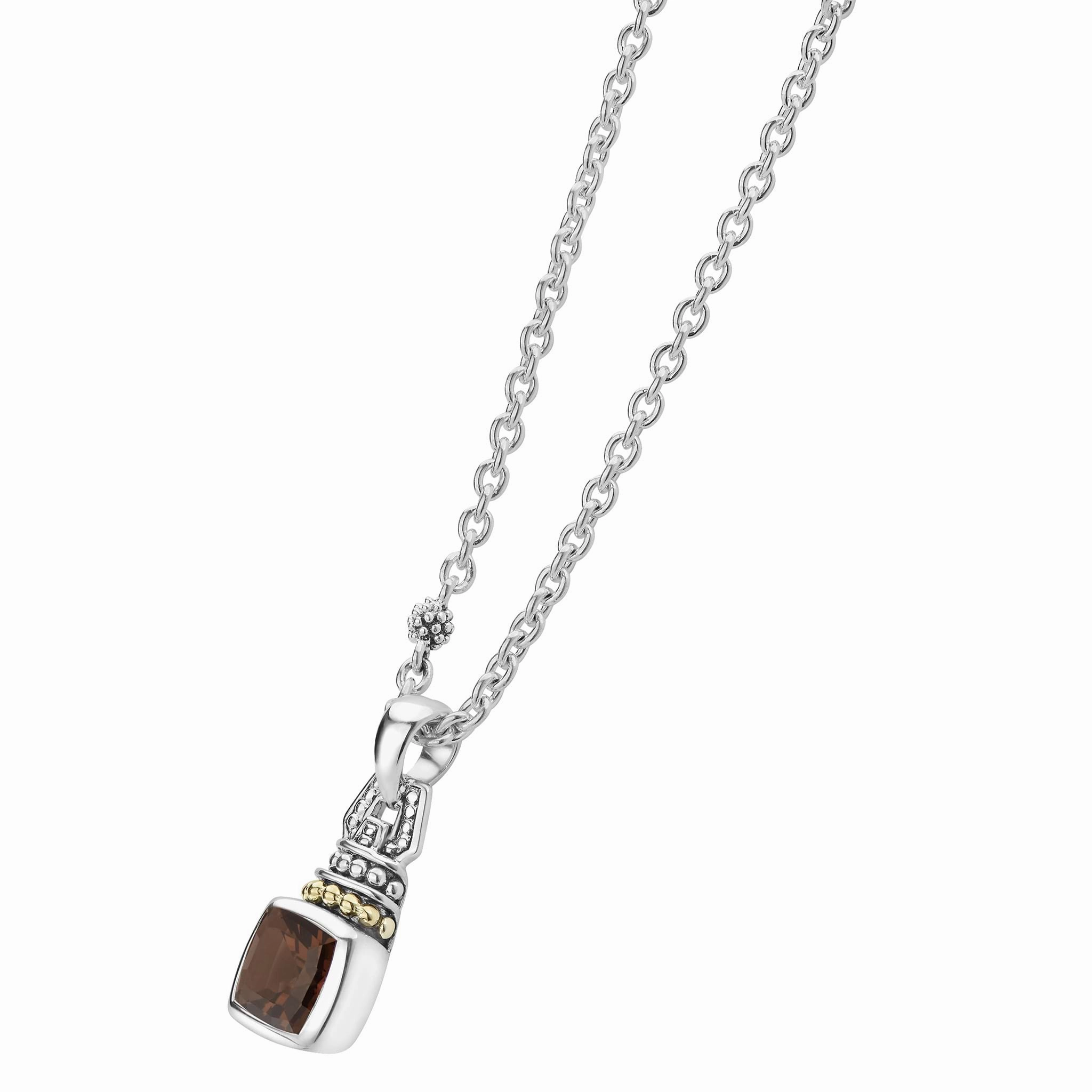 Rittenhouse Smokey Quartz Gemstone Pendant Necklace