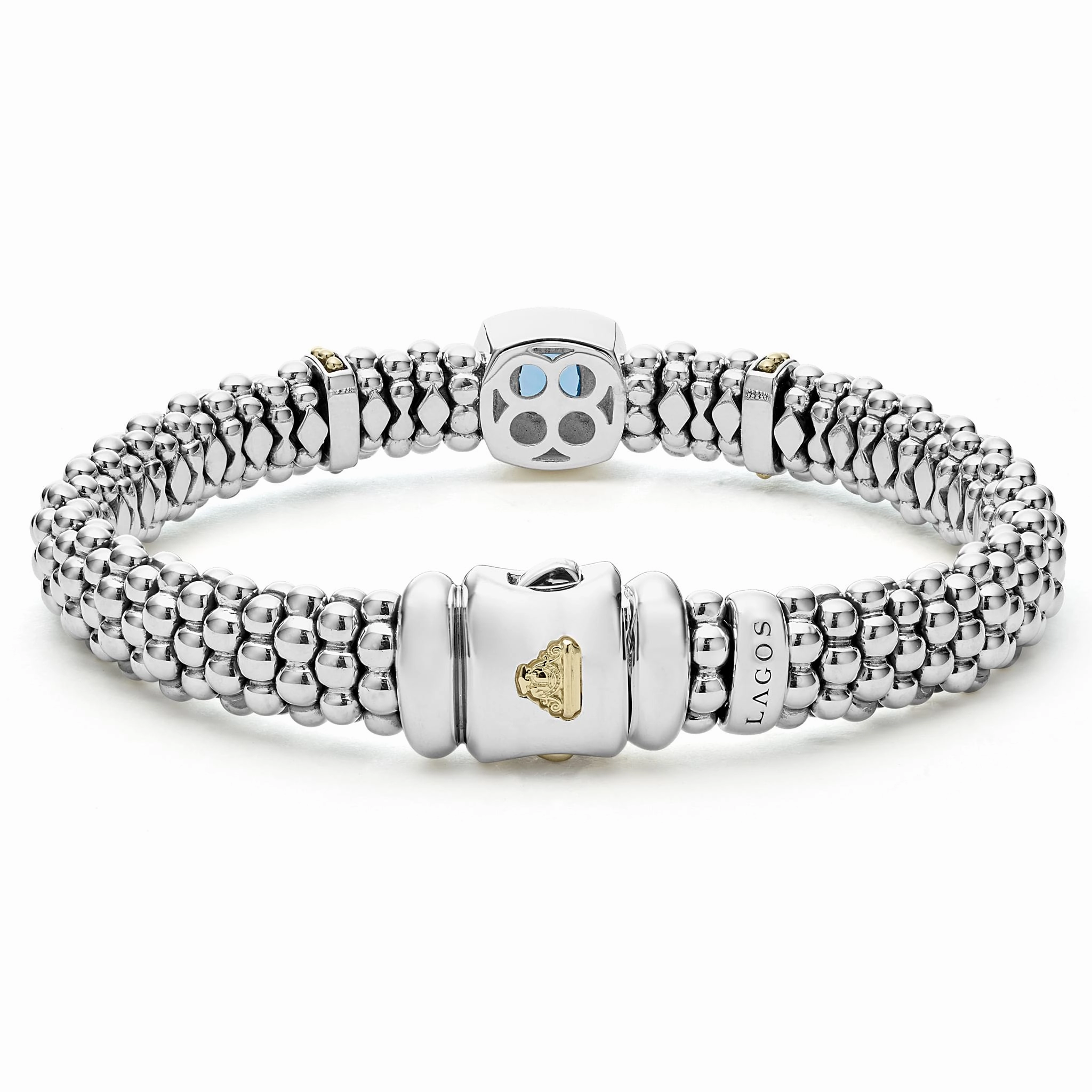 Rittenhouse Swiss Blue Topaz Caviar Bracelet | 9mm