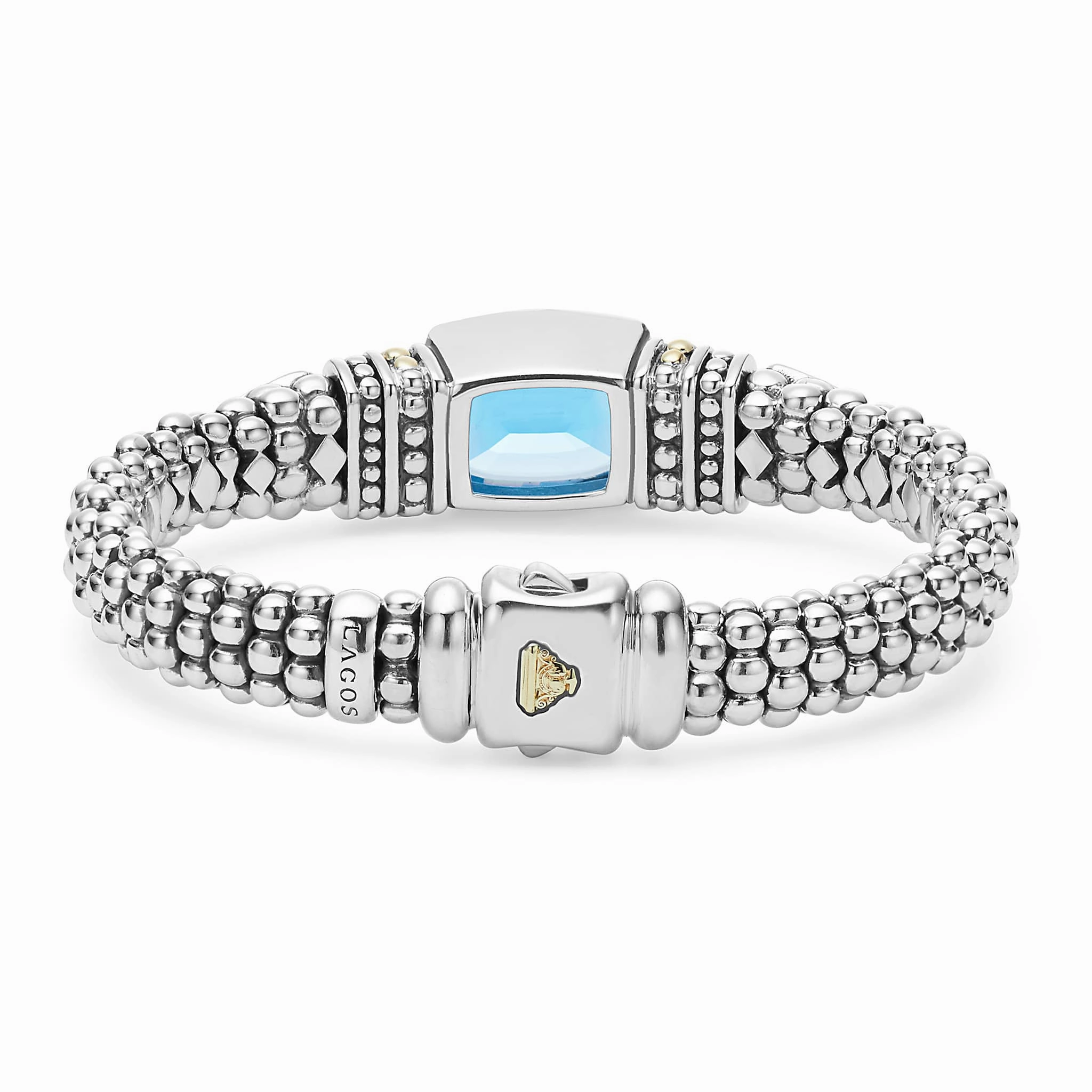 Rittenhouse Swiss Blue Topaz Caviar Bracelet | 9mm