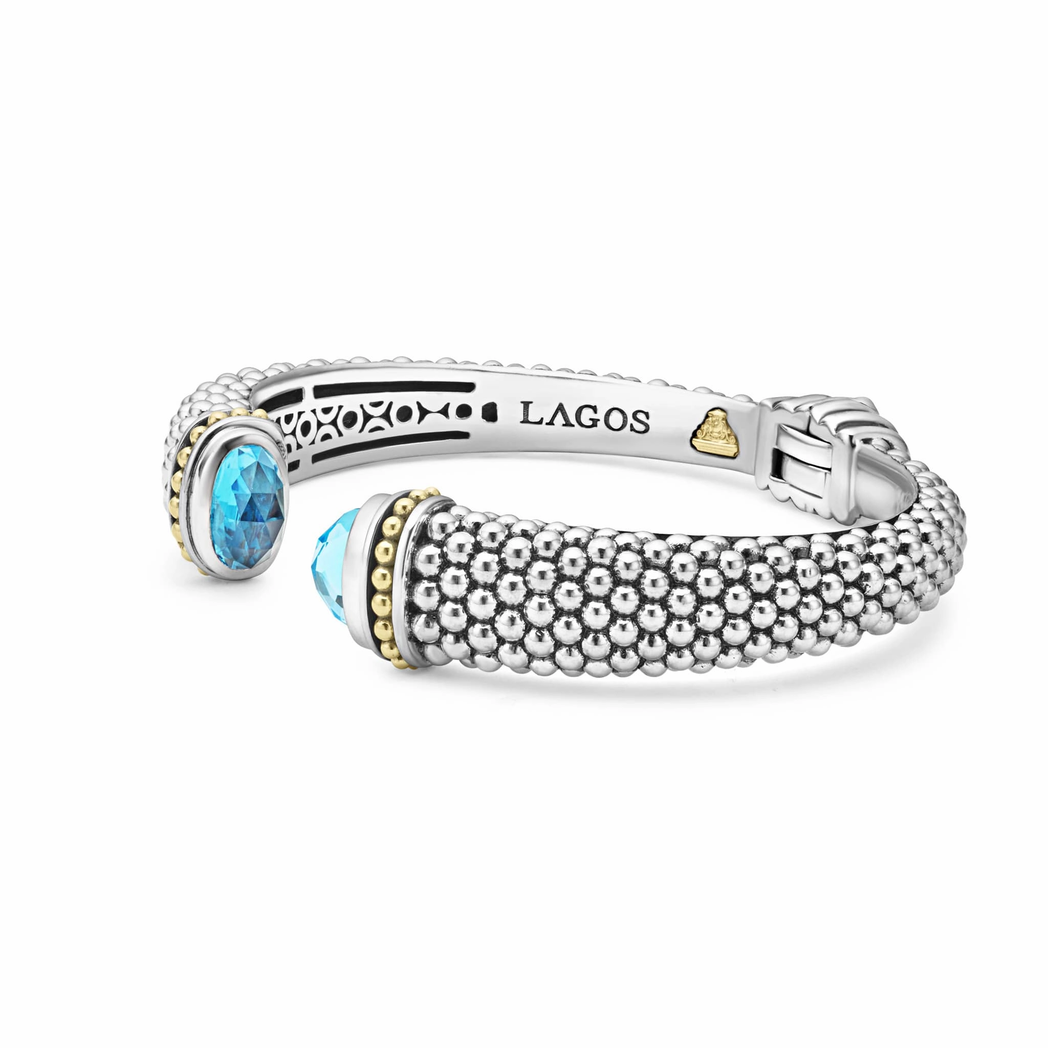Rittenhouse Swiss Blue Topaz Cuff Bracelet | 12mm