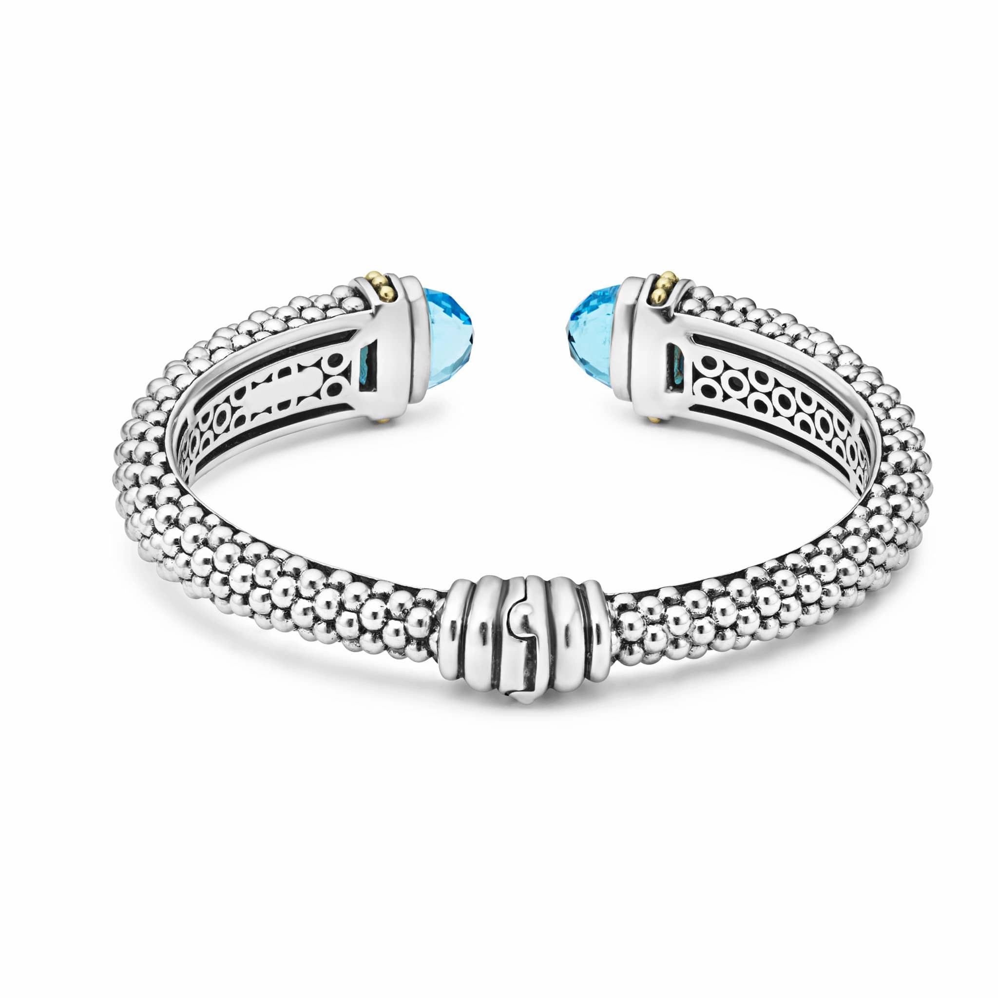 Rittenhouse Swiss Blue Topaz Cuff Bracelet | 12mm