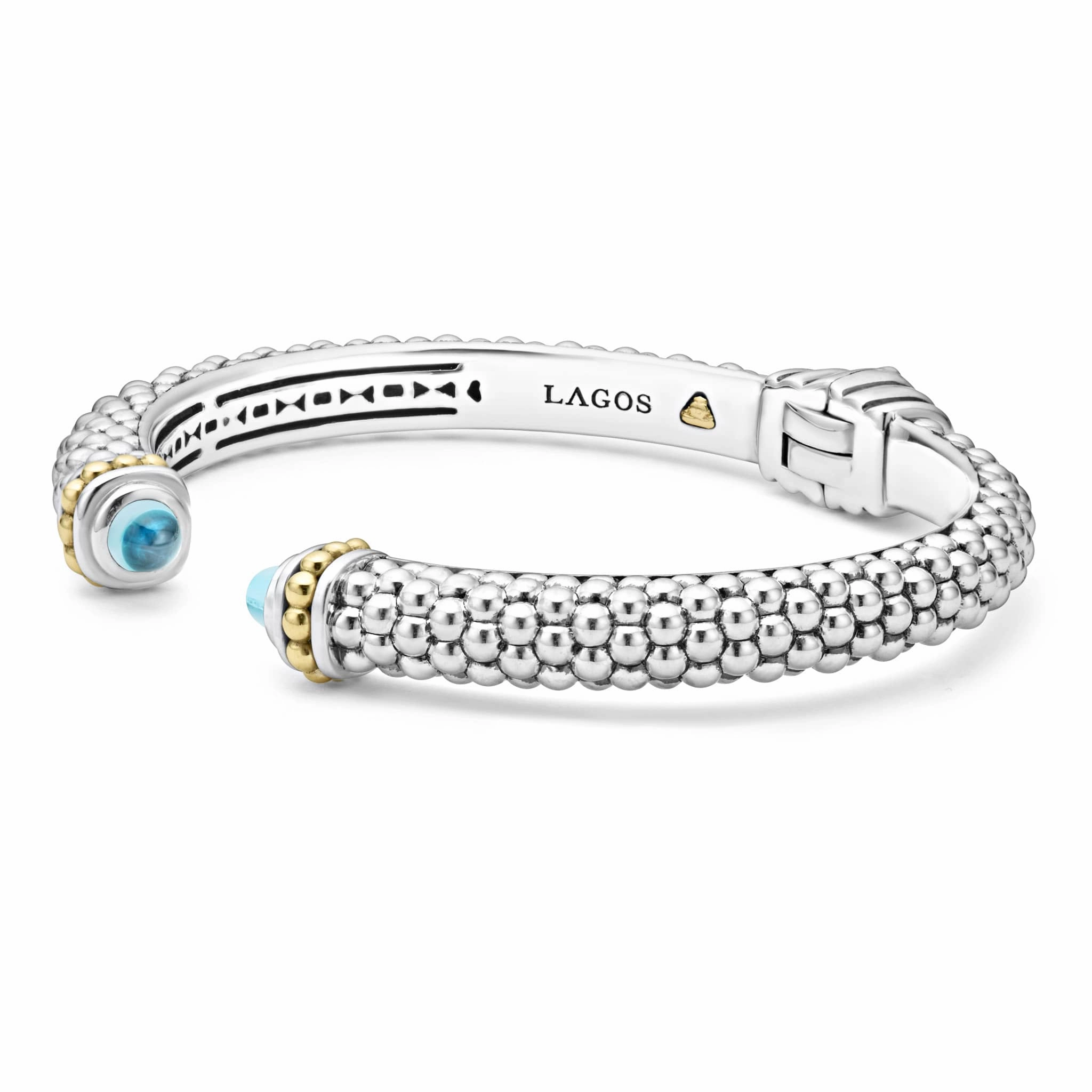 Rittenhouse Swiss Blue Topaz Cuff Bracelet | 8mm