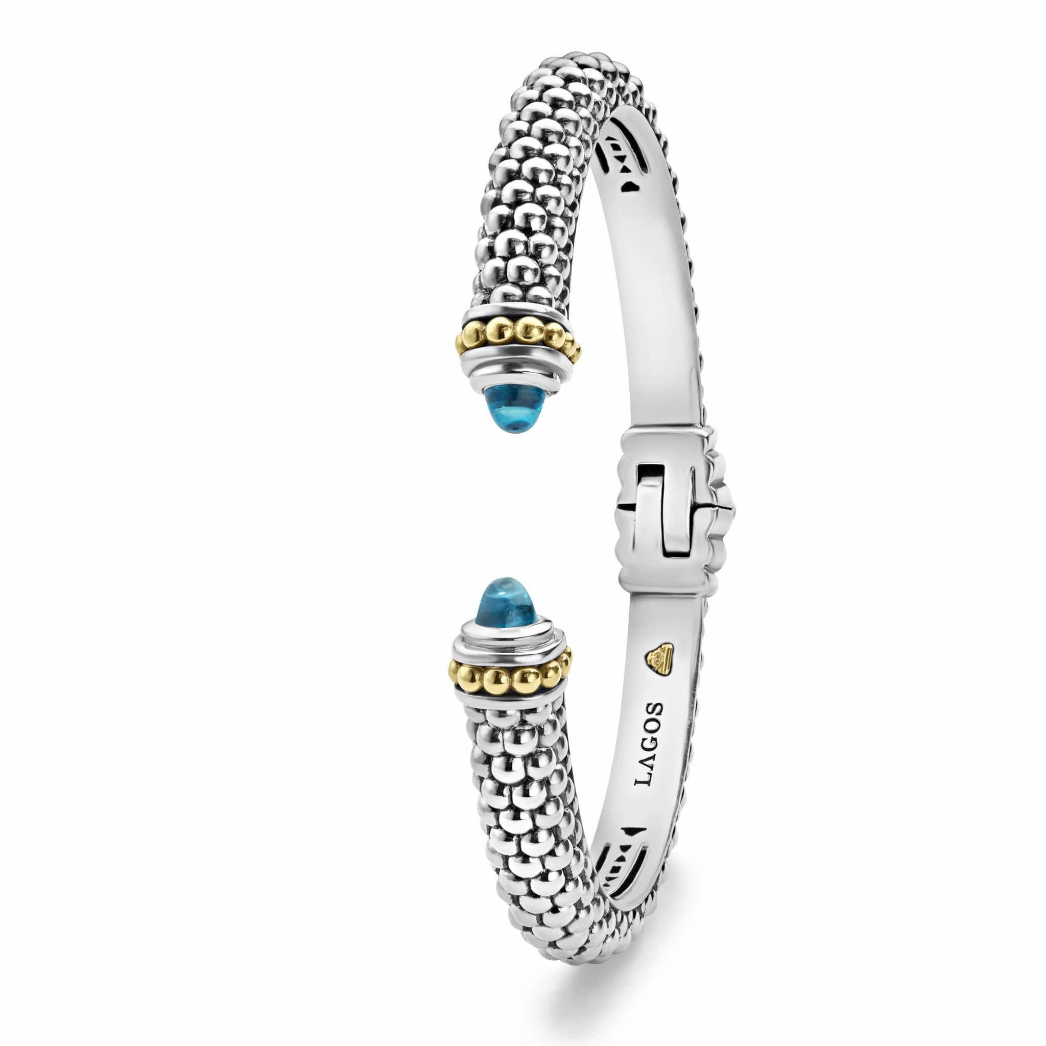 Rittenhouse Swiss Blue Topaz Cuff Bracelet | 8mm