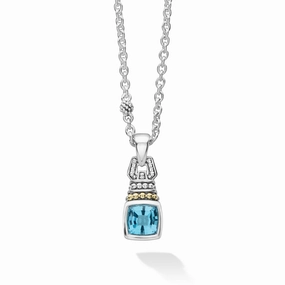 Rittenhouse Swiss Blue Topaz Pendant Necklace