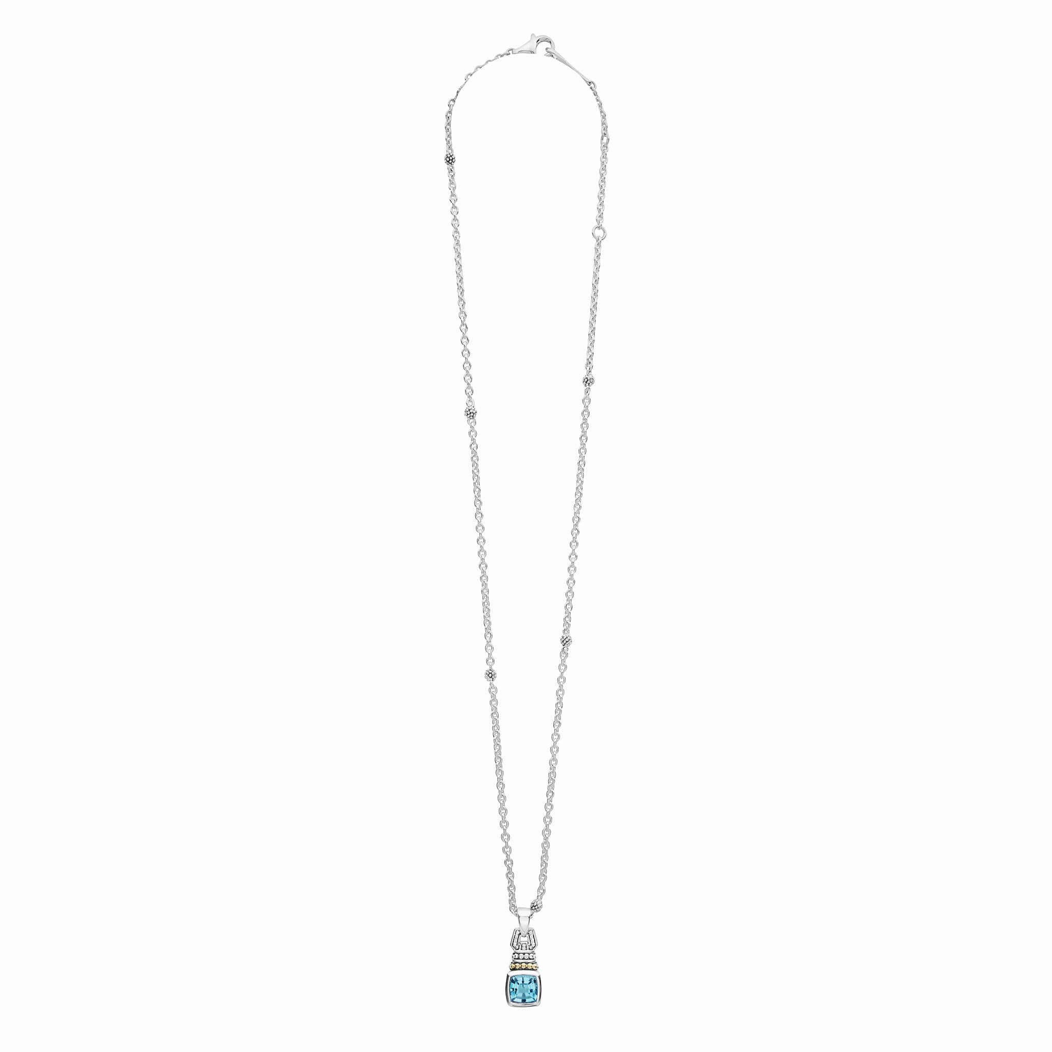 Rittenhouse Swiss Blue Topaz Pendant Necklace