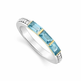 Rittenhouse Swiss Blue Topaz Stacking Ring
