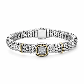 Rittenhouse Two-Tone Diamond Caviar Bracelet | 9mm