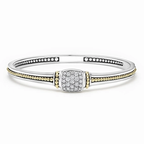 Rittenhouse Two-Tone Diamond Cuff Bracelet