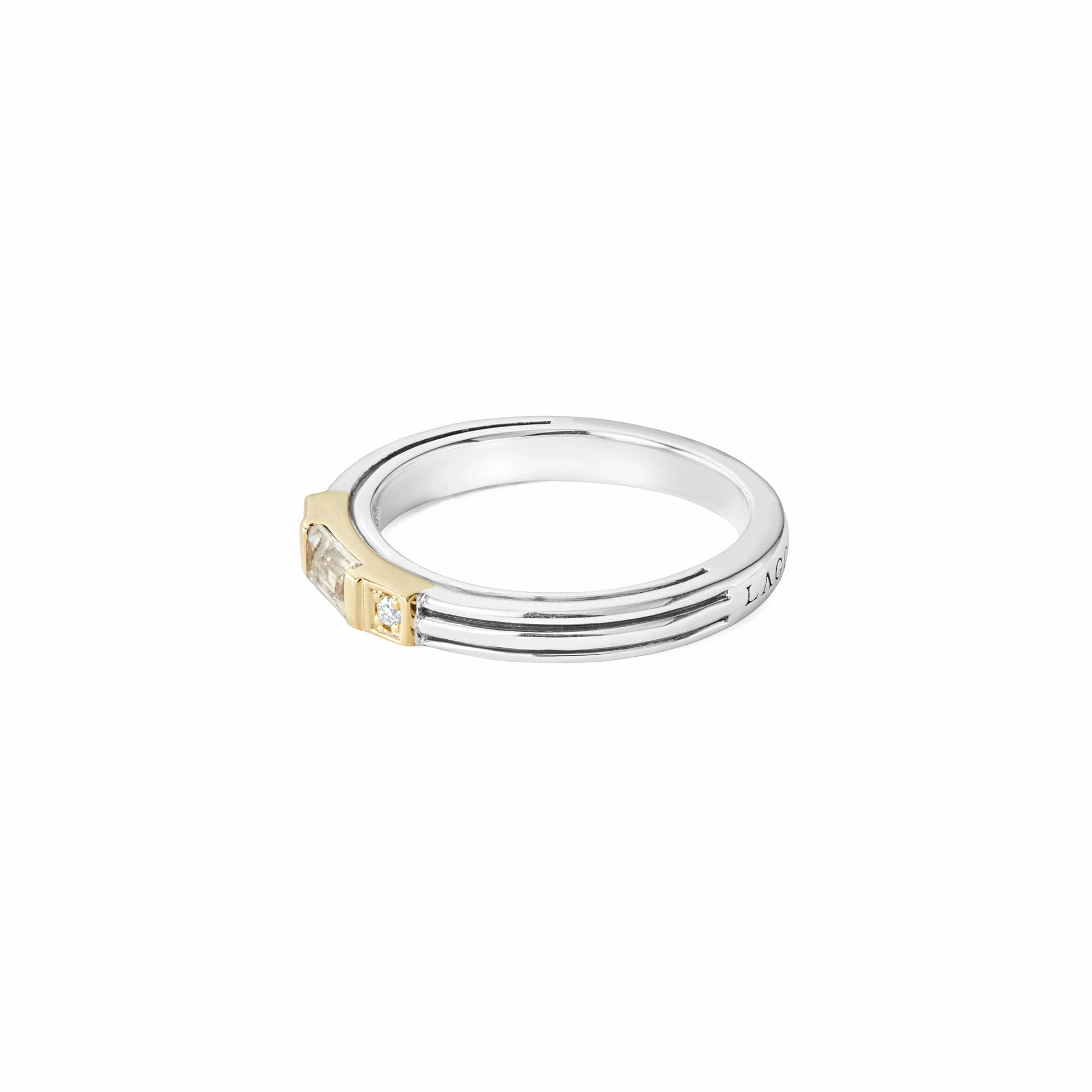 Rittenhouse White Topaz and Diamond Stacking Ring