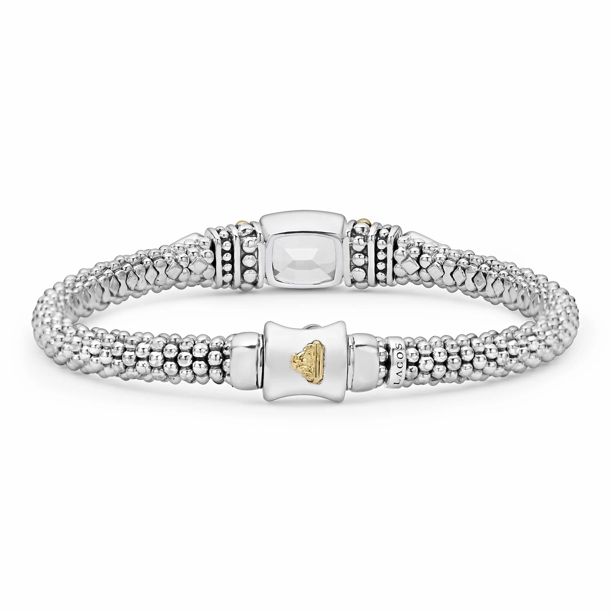 Rittenhouse White Topaz Caviar Bracelet | 6mm