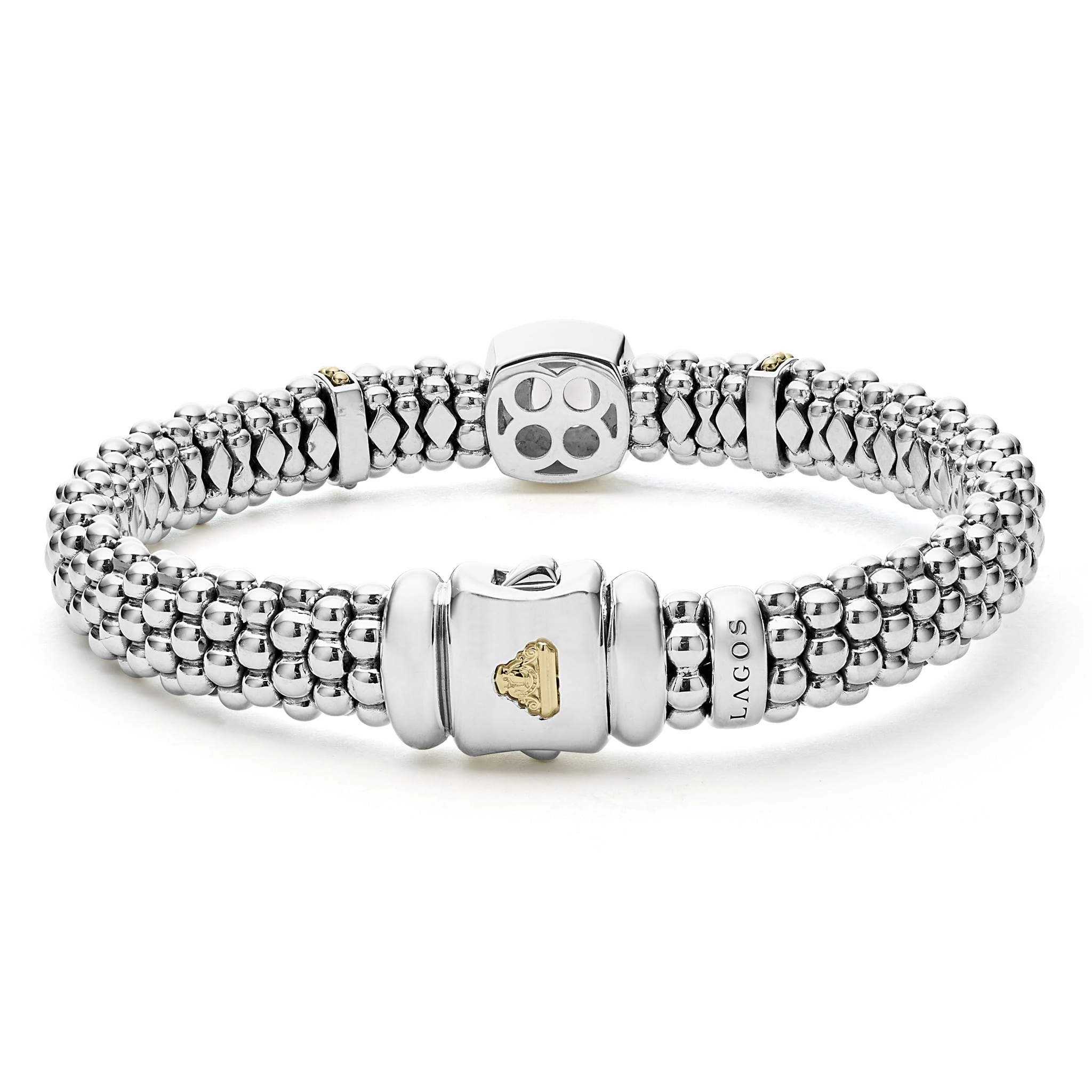 Rittenhouse White Topaz Caviar Bracelet | 9mm