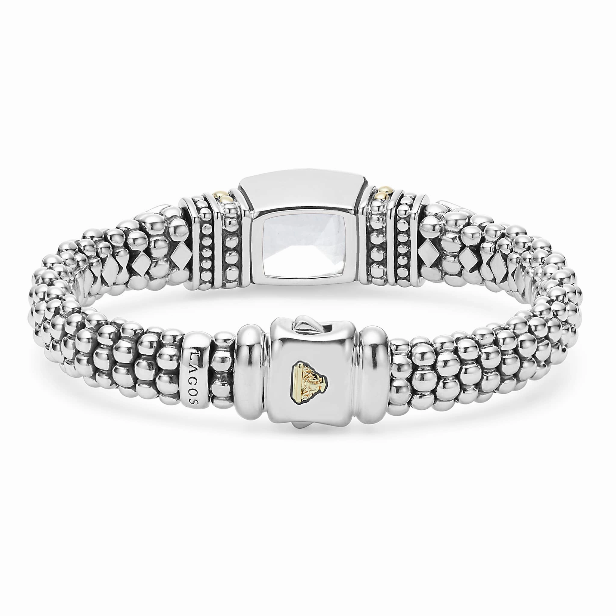 Rittenhouse White Topaz Caviar Bracelet | 9mm