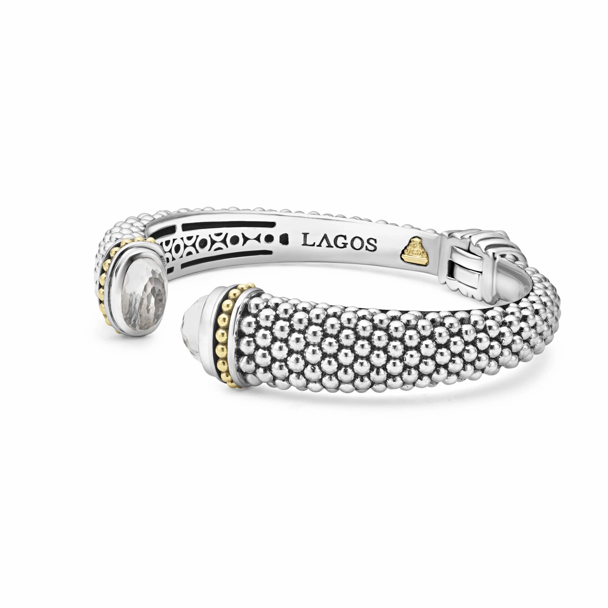 Rittenhouse White Topaz Cuff Bracelet | 12mm