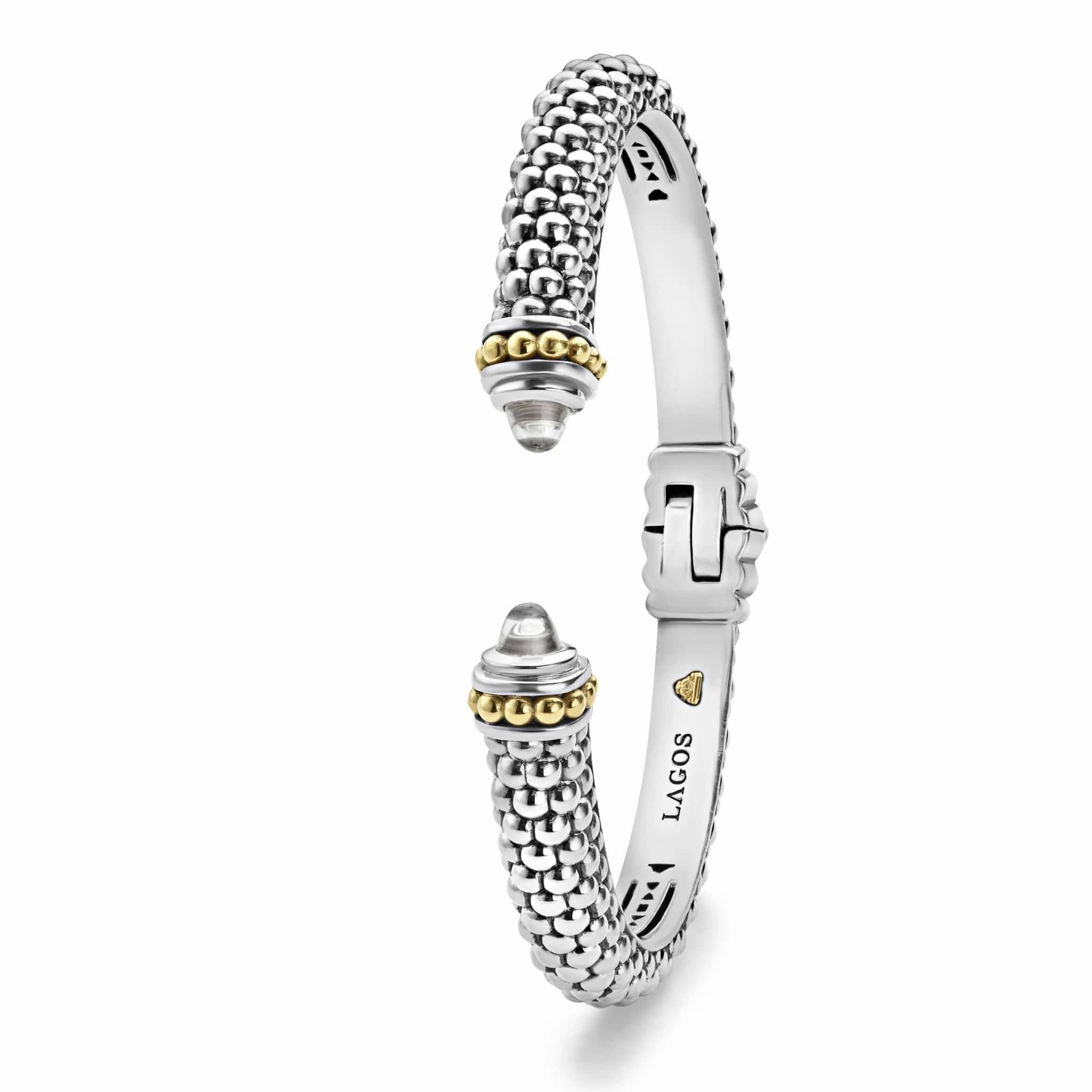 Rittenhouse White Topaz Cuff Bracelet | 8mm