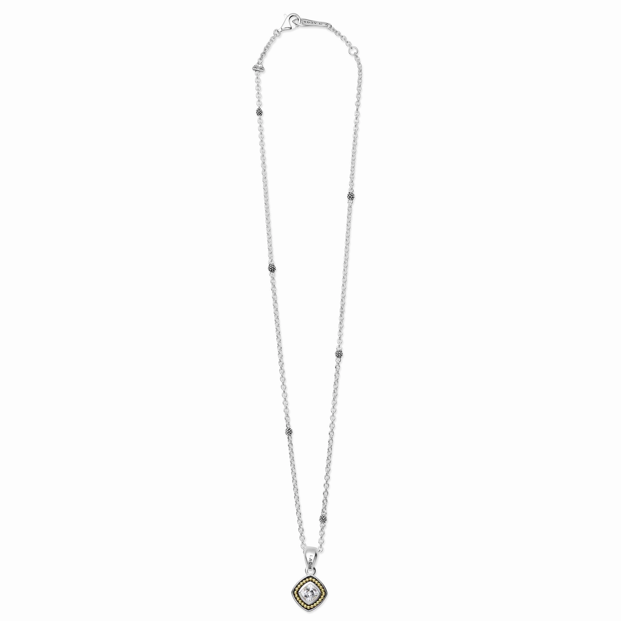 Rittenhouse White Topaz Pendant Necklace