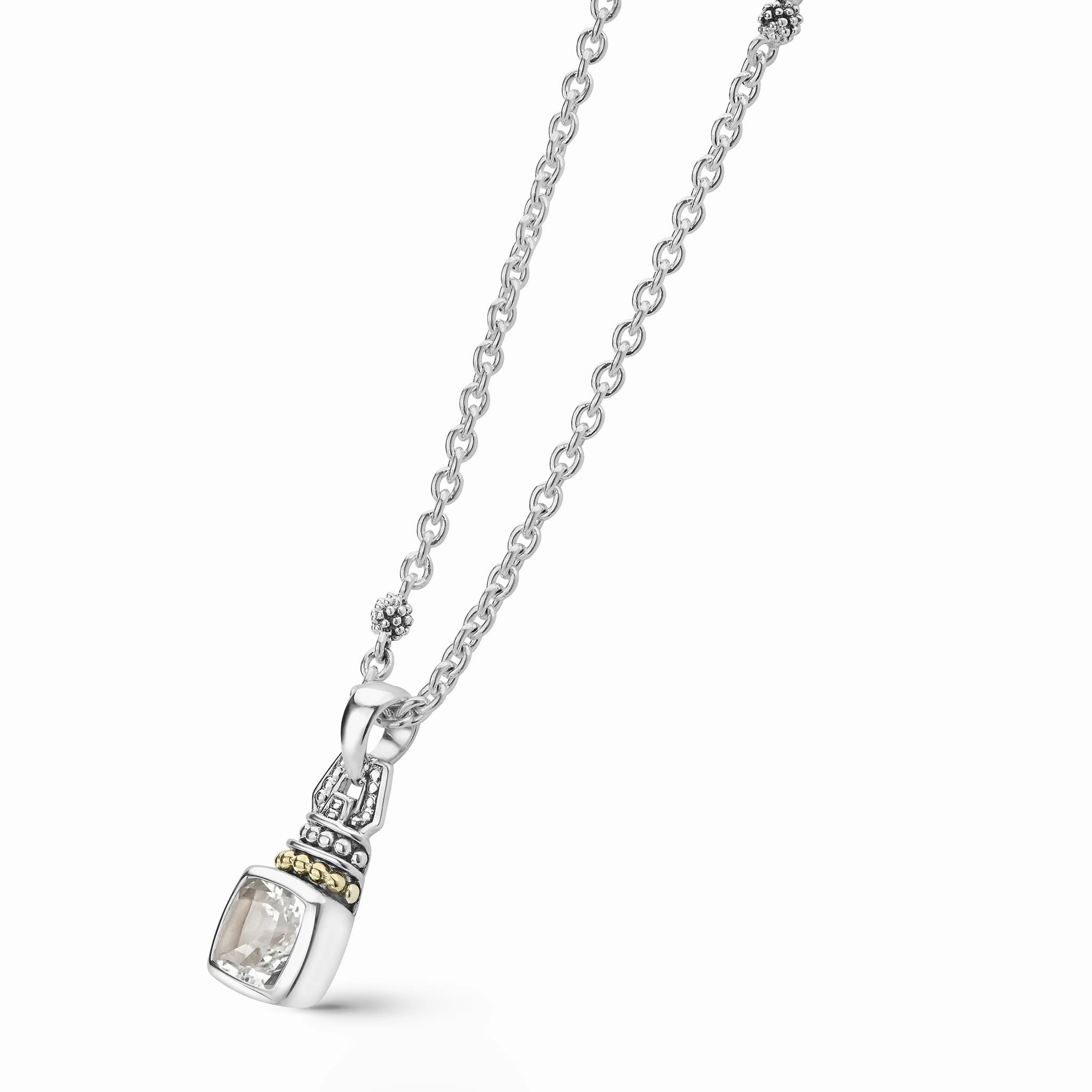 Rittenhouse White Topaz Pendant Necklace