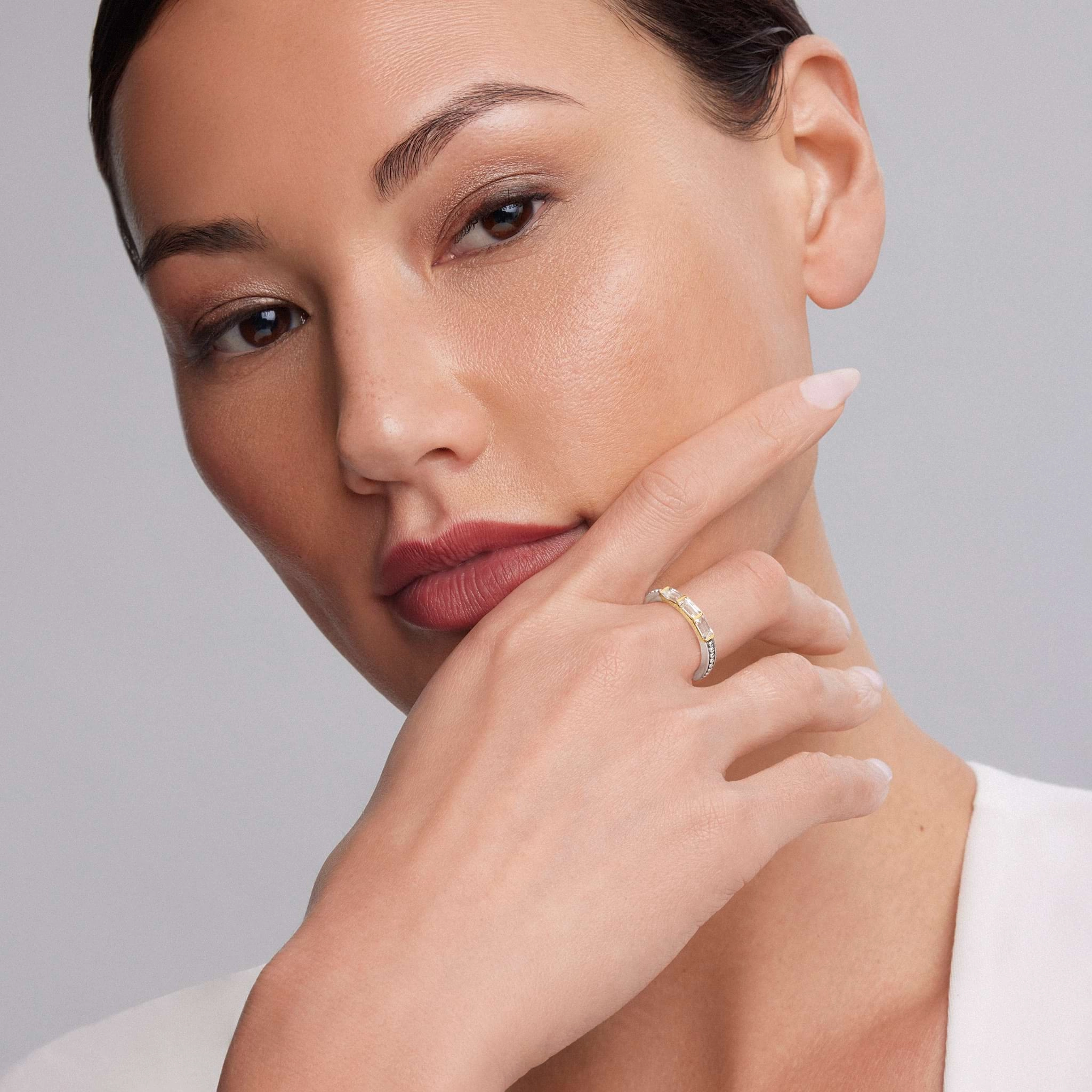 Rittenhouse White Topaz Stacking Ring