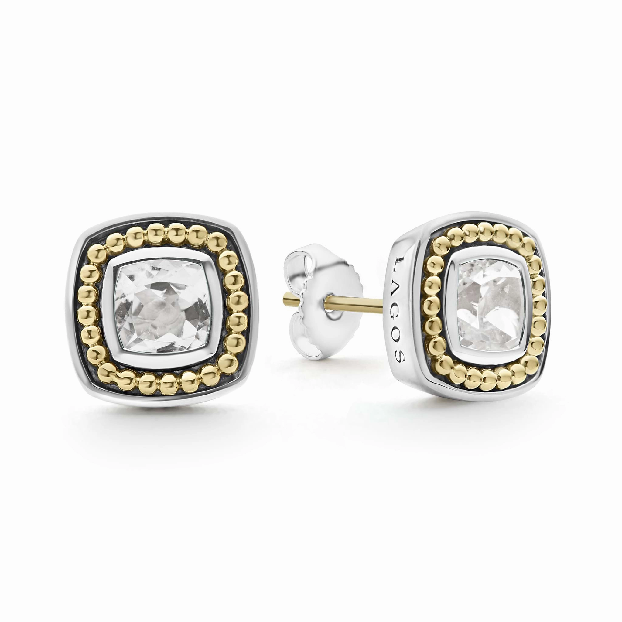 Rittenhouse White Topaz Stud Earrings