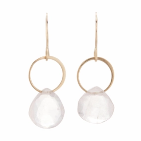 Rose Quartz Drop Earrings