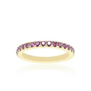 Ruby Eternity Ring