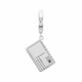 Ruby Postcard Charm