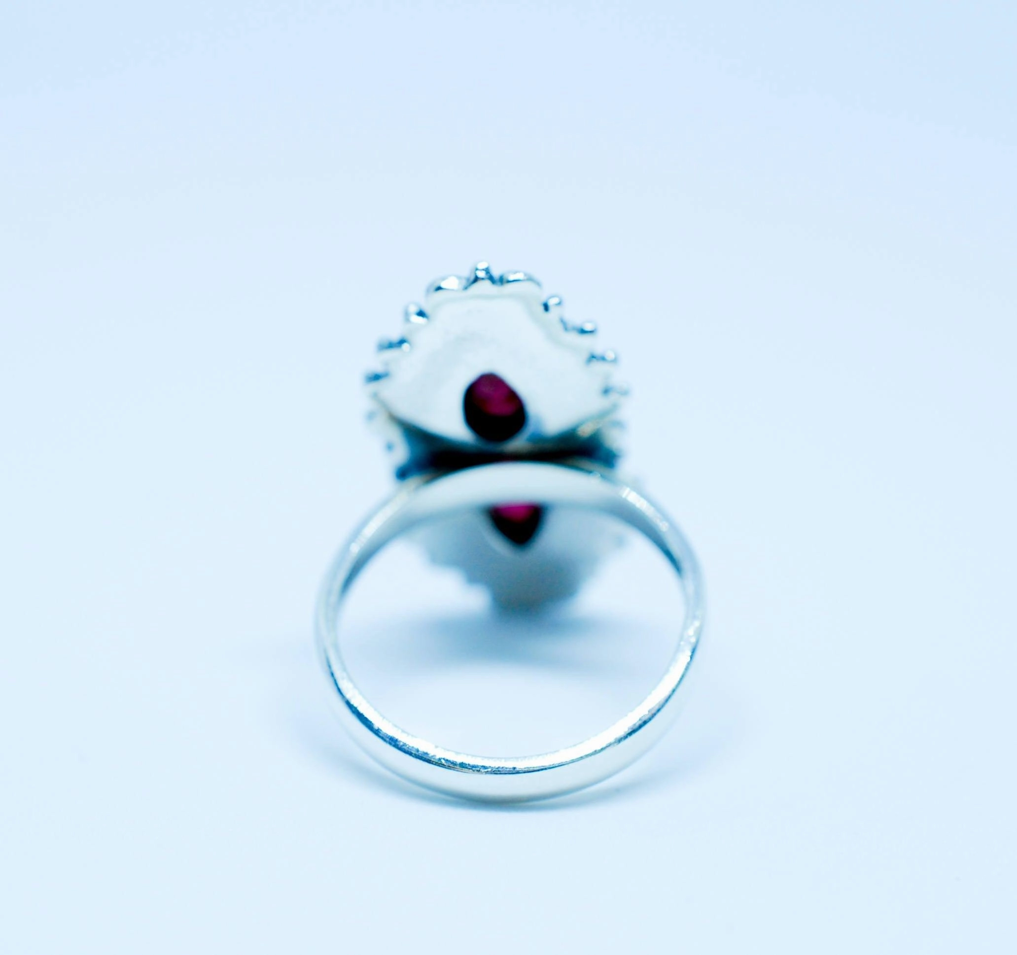 Ruby Ring ~ Sterling Silver 925 ~ MR040