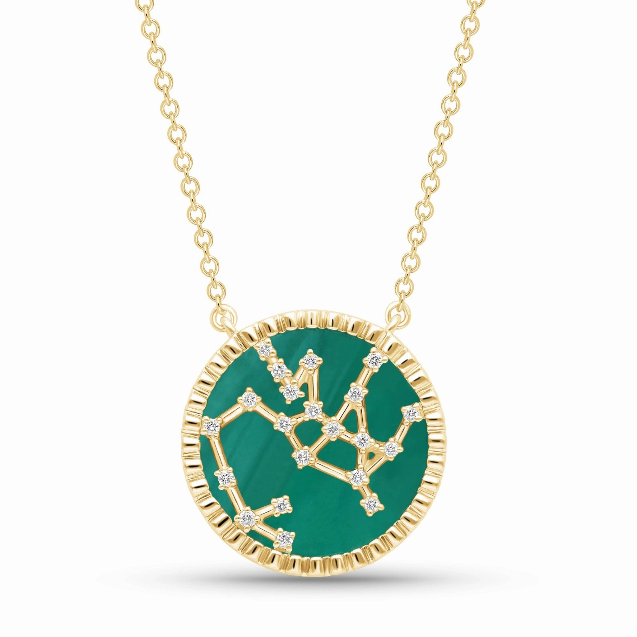 Sagittarius Necklace, 18k Gold