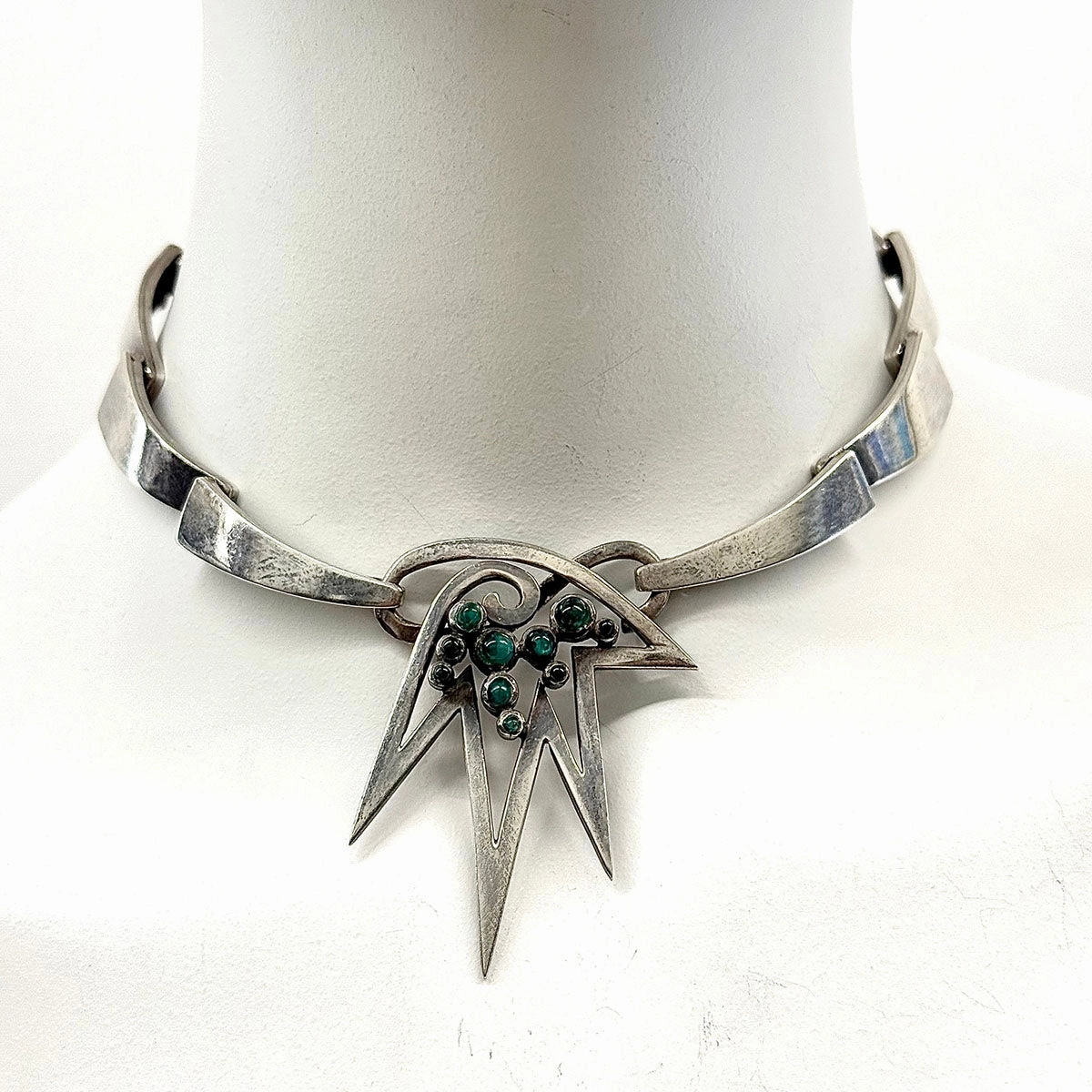 Salvador Teran Necklace with Malachite