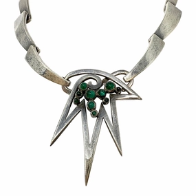Salvador Teran Necklace with Malachite